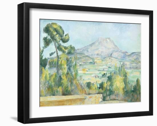 Montagne Saint Victoire, 1890-Paul Cézanne-Framed Giclee Print