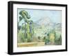 Montagne Saint Victoire, 1890-Paul Cézanne-Framed Giclee Print