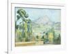 Montagne Saint Victoire, 1890-Paul Cézanne-Framed Giclee Print