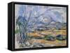 Montagne Sainte-Victoire, 1890-95-Paul Cézanne-Framed Stretched Canvas