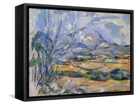 Montagne Sainte-Victoire, 1890-95-Paul Cézanne-Framed Stretched Canvas