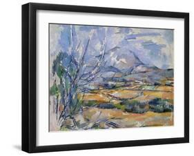 Montagne Sainte-Victoire, 1890-95-Paul Cézanne-Framed Giclee Print