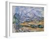 Montagne Sainte-Victoire, 1890-95-Paul Cézanne-Framed Giclee Print