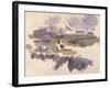 Montagne Sainte-Victoire, 1904-05-Paul Cézanne-Framed Giclee Print