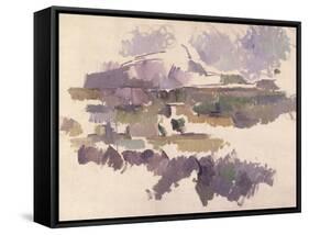 Montagne Sainte-Victoire, 1904-05-Paul Cézanne-Framed Stretched Canvas