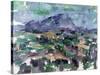 Montagne Sainte-Victoire, 1904-06-Paul Cézanne-Stretched Canvas