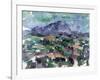 Montagne Sainte-Victoire, 1904-06-Paul Cézanne-Framed Giclee Print