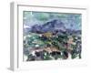 Montagne Sainte-Victoire, 1904-06-Paul Cézanne-Framed Giclee Print