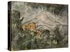 Montagne Sainte-Victoire and Chateau Noir-Paul Cézanne-Stretched Canvas