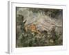 Montagne Sainte-Victoire and Chateau Noir-Paul Cézanne-Framed Giclee Print