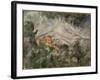 Montagne Sainte-Victoire and Chateau Noir-Paul Cézanne-Framed Giclee Print