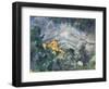 Montagne Sainte-Victoire and the Black Chateau, 1904-06-Paul Cézanne-Framed Giclee Print