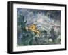 Montagne Sainte-Victoire and the Black Chateau, 1904-06-Paul Cézanne-Framed Giclee Print