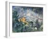 Montagne Sainte-Victoire and the Black Chateau, 1904-06-Paul Cézanne-Framed Giclee Print