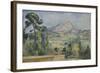 Montagne Sainte-Victoire, C. 1890-Paul Cézanne-Framed Giclee Print