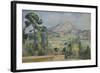 Montagne Sainte-Victoire, C. 1890-Paul Cézanne-Framed Giclee Print