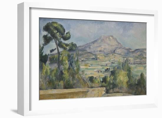 Montagne Sainte-Victoire, C. 1890-Paul Cézanne-Framed Giclee Print