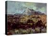 Montagne Sainte-Victoire, circa 1882-85-Paul Cézanne-Stretched Canvas