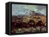 Montagne Sainte-Victoire, circa 1882-85-Paul Cézanne-Framed Stretched Canvas
