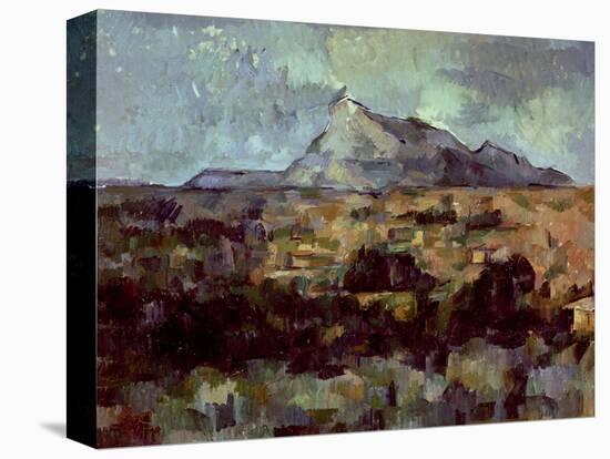 Montagne Sainte-Victoire, circa 1882-85-Paul Cézanne-Stretched Canvas