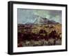 Montagne Sainte-Victoire, circa 1882-85-Paul Cézanne-Framed Giclee Print