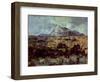 Montagne Sainte-Victoire, circa 1882-85-Paul Cézanne-Framed Giclee Print