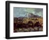 Montagne Sainte-Victoire, circa 1882-85-Paul Cézanne-Framed Giclee Print