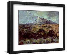 Montagne Sainte-Victoire, circa 1882-85-Paul Cézanne-Framed Giclee Print