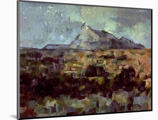Montagne Sainte-Victoire, circa 1882-85-Paul Cézanne-Mounted Giclee Print