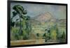 Montagne Sainte-Victoire, circa 1887-90-Paul Cézanne-Framed Giclee Print