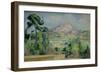 Montagne Sainte-Victoire, circa 1887-90-Paul Cézanne-Framed Giclee Print