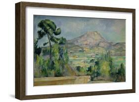 Montagne Sainte-Victoire, circa 1887-90-Paul Cézanne-Framed Giclee Print