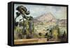 Montagne Sainte-Victoire - Oil on Canvas, 1890-Paul Cezanne-Framed Stretched Canvas