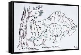 Montagne Sainte-Victoire, south of France-Richard Lawrence-Framed Stretched Canvas