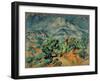 Montagne Sainte Victoire-View from the South West-Paul Cézanne-Framed Giclee Print