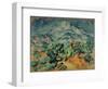 Montagne Sainte Victoire-View from the South West-Paul Cézanne-Framed Giclee Print