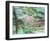 Montagne Sainte-Victoire with Large Pine, C. 1887-Paul Cezanne-Framed Giclee Print