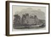 Montagu-House, Whitehall, the Residence of the Duke of Buccleuch-null-Framed Giclee Print