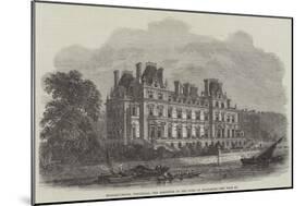 Montagu-House, Whitehall, the Residence of the Duke of Buccleuch-null-Mounted Giclee Print