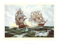 The Battle of Trafalgar-Montague Dawson-Art Print