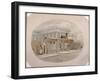 Montague House wall, British Museum, London, 1852-James Findlay-Framed Giclee Print