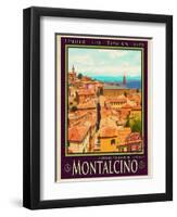 Montalcino Tuscany 1-Anna Siena-Framed Giclee Print