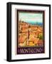 Montalcino Tuscany 1-Anna Siena-Framed Premium Giclee Print