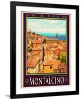 Montalcino Tuscany 1-Anna Siena-Framed Giclee Print