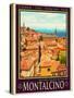 Montalcino Tuscany 1-Anna Siena-Stretched Canvas