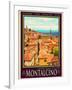 Montalcino Tuscany 1-Anna Siena-Framed Premium Giclee Print