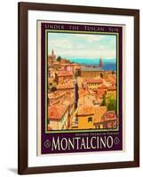 Montalcino Tuscany 1-Anna Siena-Framed Premium Giclee Print