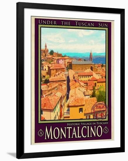 Montalcino Tuscany 1-Anna Siena-Framed Giclee Print