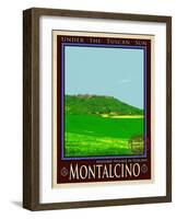 Montalcino Tuscany 3-Anna Siena-Framed Giclee Print