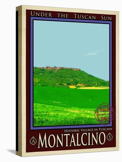 Montalcino Tuscany 3-Anna Siena-Stretched Canvas